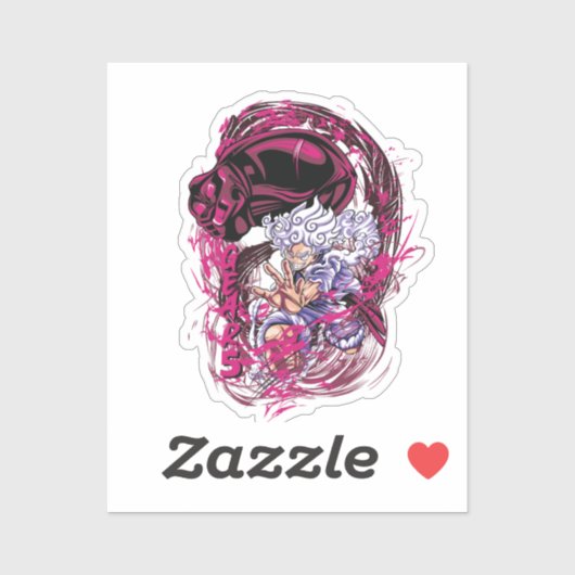 Neon One Piece シール (シート)