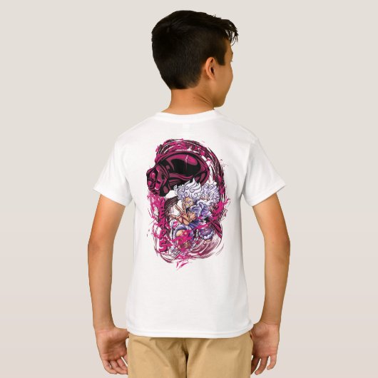 Neon One Piece Tシャツ (裏面フル)