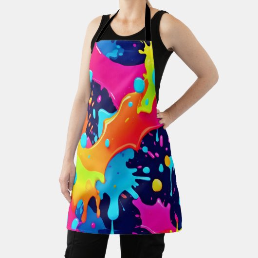 Neon Paint Explosion エプロン (インサイチュ)