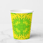Neon Pause Dienstag Edition – Pappbecher grün gelb 紙コップ (裏面)