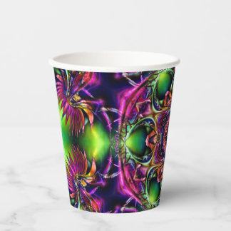 Neon Pause Montag Impuls Pappbecher 紙コップ