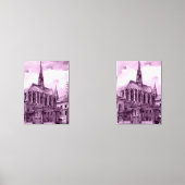 Neon pink and cobalt bridge arcs over a luminous c (正面)