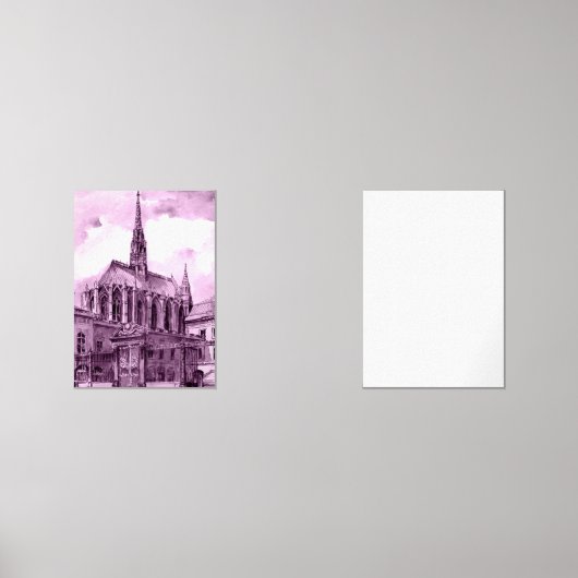 Neon pink and cobalt bridge arcs over a luminous c (正面)