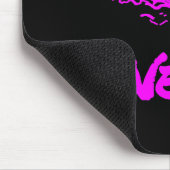 Neon Pink Mount Teide Tenerife Volcano マウスパッド (コーナー)