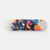 Neon Pink Skateboard, Glow-in-the-Dark Skateboard, スケートボード (横)