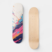 Neon Pink Skateboard, Glow-in-the-Dark Skateboard, スケートボード (正面)