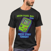 Neon Pixel Bay Tシャツ (正面)