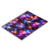 Neon Polygon Abstract with Explosions ノートブック (左側)