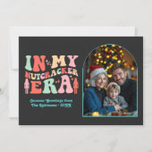 Neon Pop Era In My Nutcracker Era Christmas Photo シーズンカード (正面)