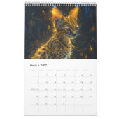 Neon Predators – Big Cat Calendar 2026 カレンダー (3月 2027)