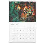 Neon Predators – Big Cat Calendar 2026 カレンダー (1月 2027)
