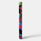Neon Prism小妖精や小人—グリッターストライプ、Cyber Disco Glow Case-Mate iPhoneケース (裏面 / 左)