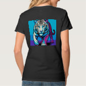 Neon Prowler – White Tiger Graphic Tee Tシャツ (裏面)