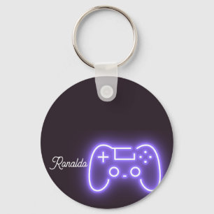 NEON PS4ハンドル名前をカスタムする キーホルダー
