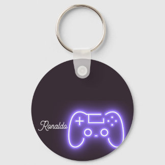 NEON PS4ハンドル名前をカスタムする キーホルダー