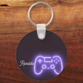 NEON PS4ハンドル名前をカスタムする キーホルダー (正面)