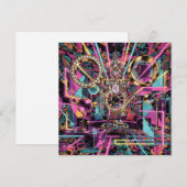 Neon Psychedelic Luxury Lounge Art シーズンカード (正面/裏面)