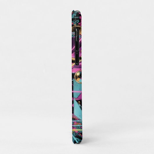Neon Psychedelic Luxury Lounge Art Case-Mate iPhoneケース (裏面/左)