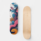 Neon Pulse Skateboards: あなたの道を照らす スケートボード (正面)