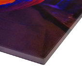 Neon pumpkins カッティングボード (角)