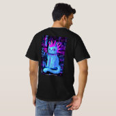 Neon Punk Cat Tシャツ (裏面フル)