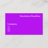 Neon Purple 名刺 (裏面)