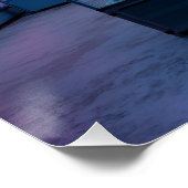 Neon Purple Cyber Arcade Interior ポスター (コーナー)