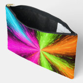 Neon Radial Burst Explosion アクセサリーポーチ (見開き)