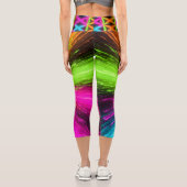 Neon Radial Burst Explosion カプリレギンス (裏面)