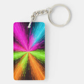 Neon Radial Burst Explosion キーホルダー (裏面)