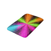 Neon Radial Burst Explosion バスマット (アングル)