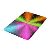 Neon Radial Burst Explosion バスマット (アングル)