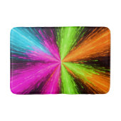 Neon Radial Burst Explosion バスマット (正面)