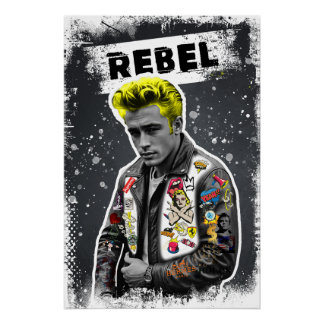 Neon Rebel Collage ポスター