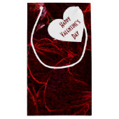 Neon Red Violas スモールペーパーバッグ (裏面)