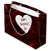 Neon Red Violas ラージペーパーバッグ (裏面アングル)