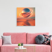 Neon Relic キャンバスプリント (インサイチュ (リビング))