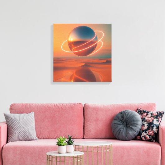 Neon Relic キャンバスプリント (インサイチュ (リビング))