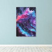 Neon Reverie キャンバスプリント (インサイチュ (ウッドフロア))