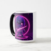 Neon Robotic Ninja モーフィングマグカップ (正面左)