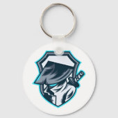 Neon Ronin: Shadow Blade Crest キーホルダー (正面)