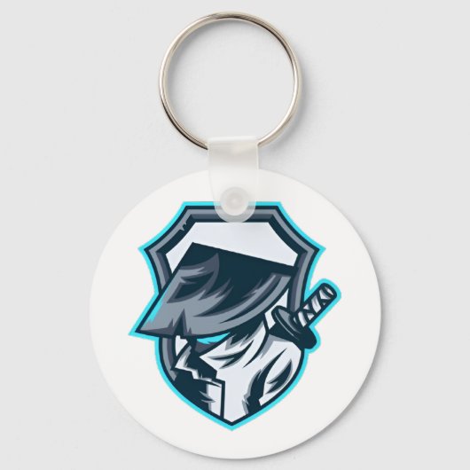 Neon Ronin: Shadow Blade Crest キーホルダー (正面)