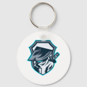 Neon Ronin: Shadow Blade Crest キーホルダー (裏面)