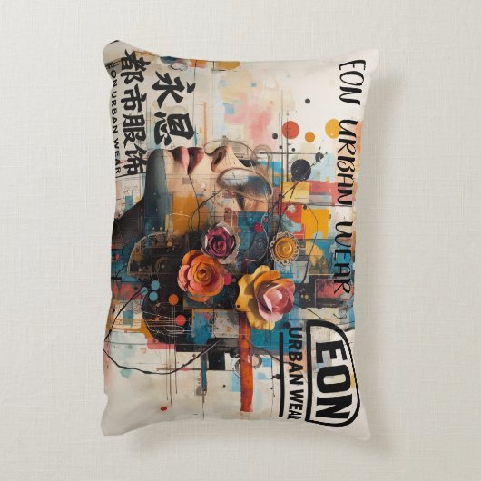 NEON ROSE アクセントクッション (裏面(縦))