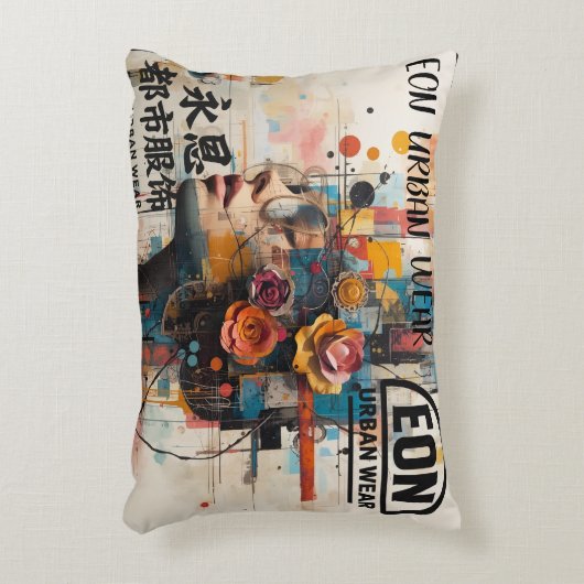 NEON ROSE アクセントクッション (正面(垂直))