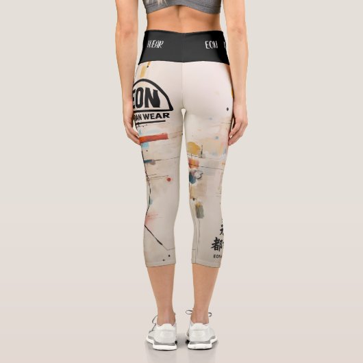 NEON ROSE カプリレギンス (裏面)