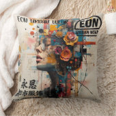 Neon Rose クッション (ブランケット)