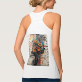 NEON ROSE タンクトップ (裏面)