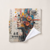 NEON ROSE バスタオルセット (ウォッシュタオル)