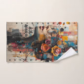 NEON ROSE バスタオルセット (ハンドタオル)